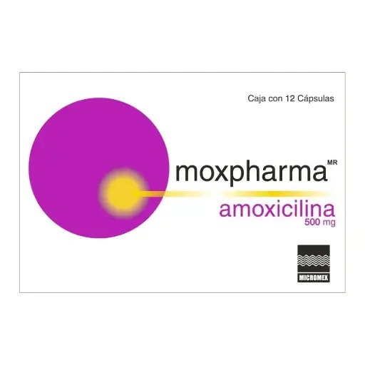 [AMOXICILINA] MOXPHARMA 500MG CAPSULAS CON 12 (GI)