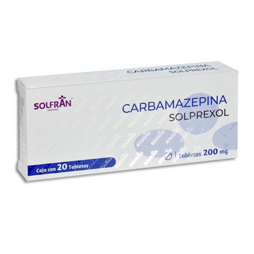 [CARBAMAZEPINA] SOLPREXOL 200MG TABLETAS C/20 (GI)