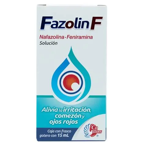 [NAFAZOLINA,FENIRAMINA] FAZOLIN F GOTAS OFTALMICAS 15ML (GI)