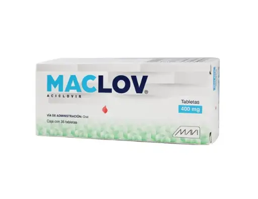 [ACICLOVIR] MACLOV 400MG TABLETAS CON 35 (GI)