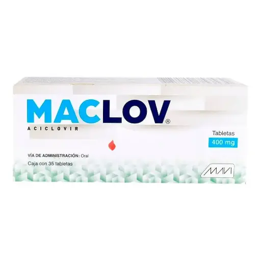[ACICLOVIR] MACLOV 400MG TABLETAS CON 35 (GI)