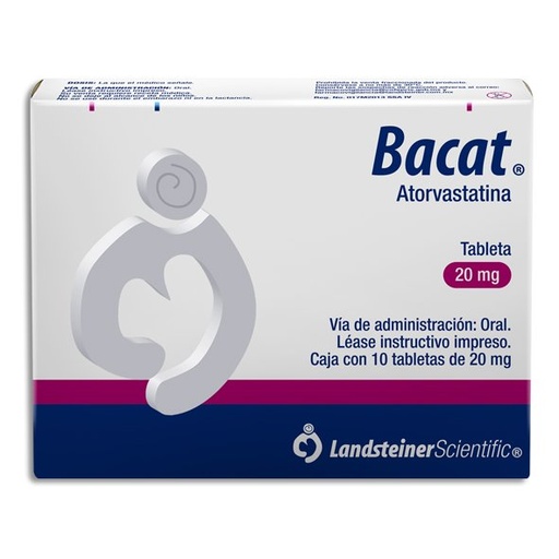 [ATORVASTATINA] BACAT 20MG TAB C/10 (GI)