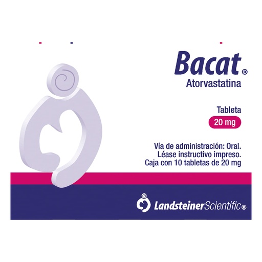 [ATORVASTATINA] BACAT 20MG TABLETAS CON 10 (GI)