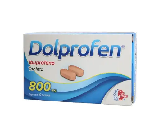 [IBUPROFENO] DOLPROFEN 800MG TABLETAS CON 10 (GI)