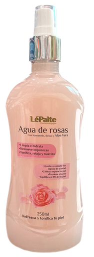 [PRODUCTOS PARA EL CUIDADO DE LA PIEL] AGUA DE ROSAS LEPALTE DERMATOLOGIQUE 250ML