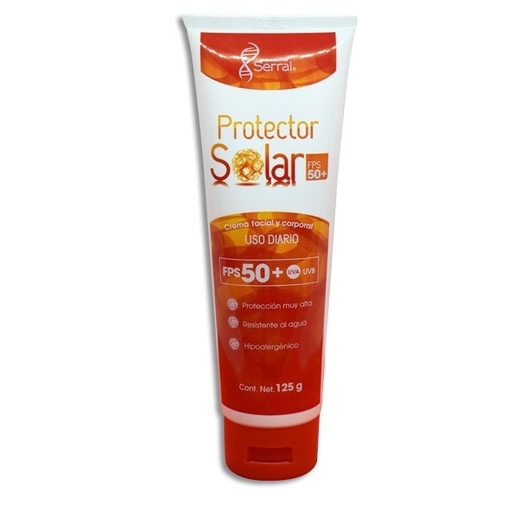 [PRODUCTOS PARA EL CUIDADO DE LA PIEL] PROTECTOR SOLAR SERRAL FPS50 CREMA 125GR