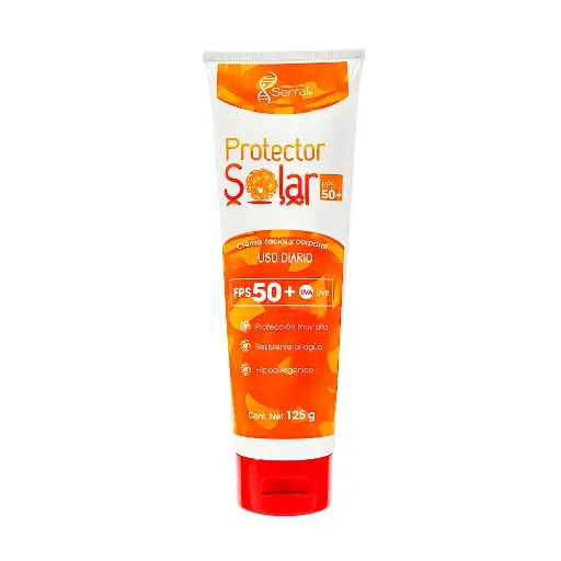 [PRODUCTOS PARA EL CUIDADO DE LA PIEL] PROTECTOR SOLAR SERRAL FPS50 CREMA 125GR