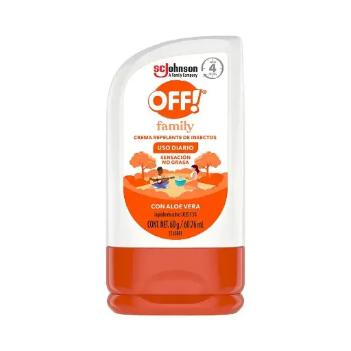 [PRODUCTOS PARA EL CUIDADO DE LA PIEL] REPELENTE OFF FAMILY CREMA 60G