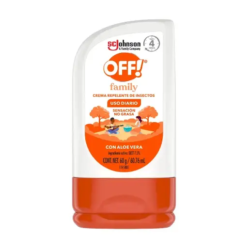 [PRODUCTOS PARA EL CUIDADO DE LA PIEL] REPELENTE OFF FAMILY CREMA 60G