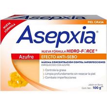 [PRODUCTOS PARA EL CUIDADO DE LA PIEL] JABON ASEPXIA AZUFRE 100G