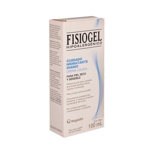 [PRODUCTOS PARA EL CUIDADO DE LA PIEL] FISIOGEL CREMA HIDRATANTE 100ML
