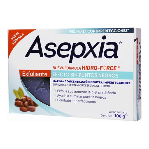[PRODUCTOS PARA EL CUIDADO DE LA PIEL] JABON ASEPXIA EXFOLIANTE 100G