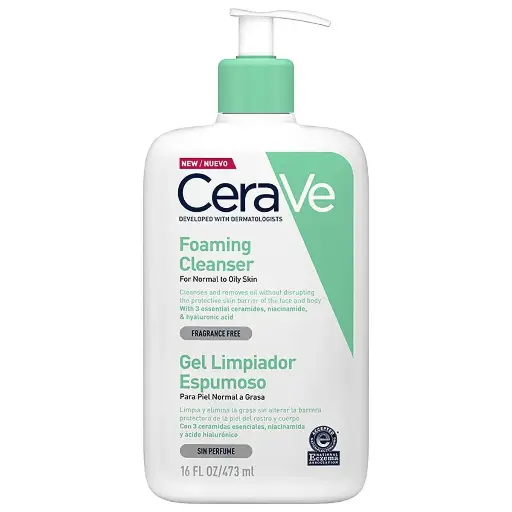 [PRODUCTOS PARA EL CUIDADO DE LA PIEL] GEL LIMPIADOR CERAVE ESPUMOSO 473ML