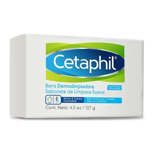 [PRODUCTOS PARA EL CUIDADO DE LA PIEL] CETAPHIL JABON BARRA 127G ANTIBA