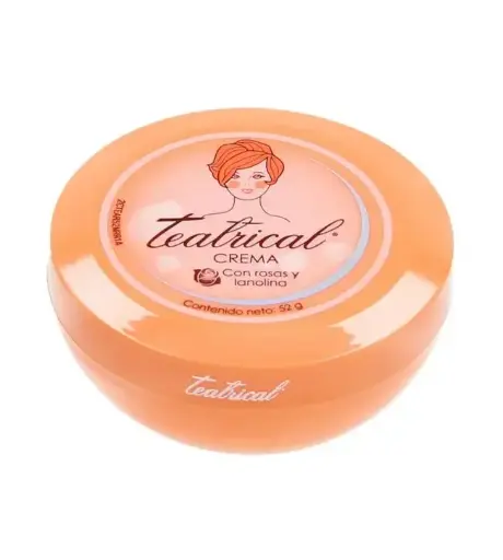 [PRODUCTOS PARA EL CUIDADO DE LA PIEL] CREMA TEATRICAL LANOLINA Y ROSAS 52G