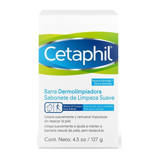 [PRODUCTOS PARA EL CUIDADO DE LA PIEL] CETAPHIL JABON DERMO-LIMP 127G