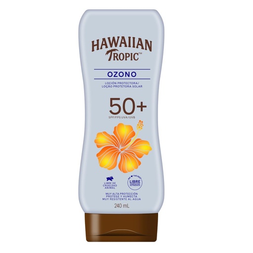 [PRODUCTOS PARA EL CUIDADO DE LA PIEL] BLOQUEADOR HAWAIIAN TROPIC OZONO FPS 50+ 240ML