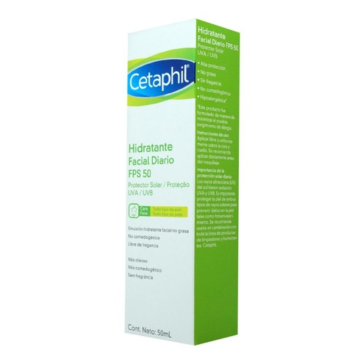 [PRODUCTOS PARA EL CUIDADO DE LA PIEL] CETAPHIL CREMA HIDRATANTE FPS50 50ML
