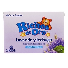 [PRODUCTOS PARA EL CUIDADO PERSONAL] JABON RICITOS DE ORO LAVANDA Y LECHUGA 90G