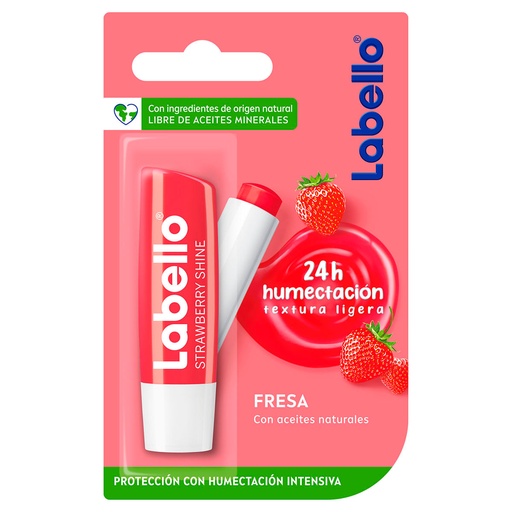[PRODUCTOS PARA EL CUIDADO PERSONAL] POMADA LABIAL LABELLO FRESA 4.8G