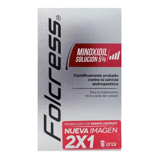 [MINOXIDIL] FOLCRESS SOLUCION 5% 60ML (2X1)