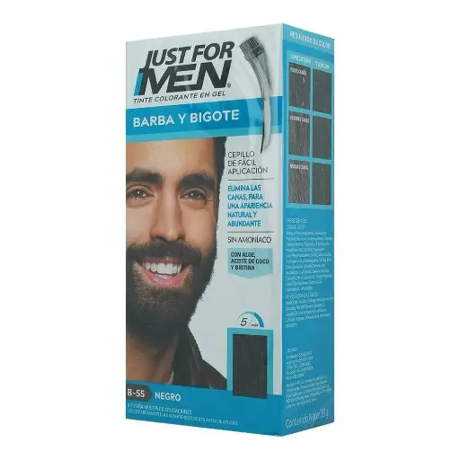 [PRODUCTOS PARA EL CUIDADO PERSONAL] TIN JUST FOR MEN BARBA/B NEGRA