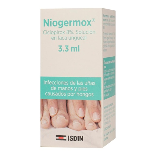 [CICLOPIROX] ISDIN NIOGERMOX 8% SOL. 3.3 ML