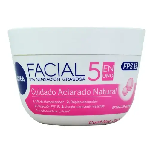 [PRODUCTOS PARA EL CUIDADO PERSONAL] CREMA NIVEA CUIDADO ACLAR-NAT 200ML