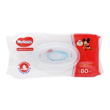 [PRODUCTOS PARA BEBÉS] TOALLAS HUGGIES HUMEDAS N/CARE ROJO CON 80