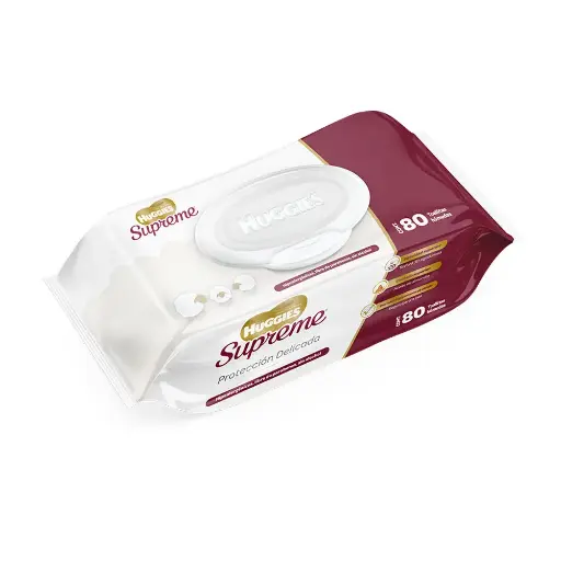 [PRODUCTOS PARA BEBÉS] TOALLAS HUMEDAS HUGGIES SUPREME CON 80