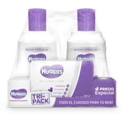[PRODUCTOS PARA BEBÉS] KIT HUGGIES RELAJANTE CREMA/SHAMPOO/JABON
