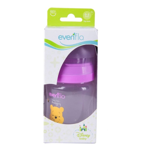 [PRODUCTOS PARA BEBÉS] BIBERON EVENFLO CUELLO ANCHO POOH 5 OZ
