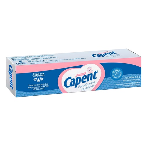 [PRODUCTOS PARA BEBÉS] CAPENT POMADA TUBO 45G
