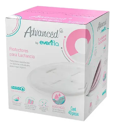 [PRODUCTOS PARA BEBÉS] PROTECTOR LACTANCIA EVF 40 PZ