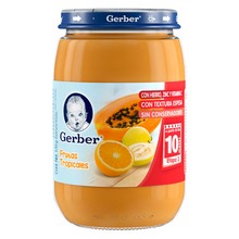 [PRODUCTOS PARA BEBÉS] GERBER 3A E FRU TROP 170G