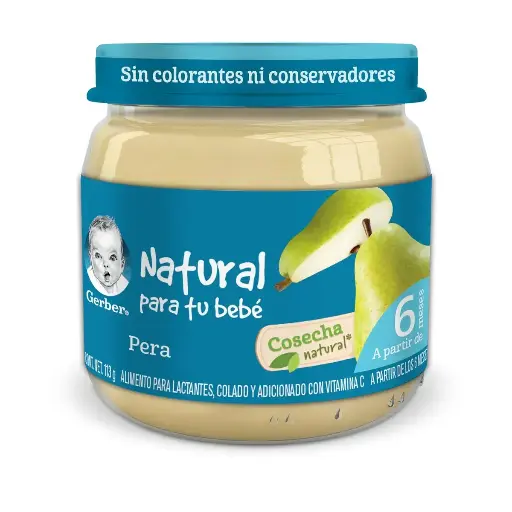 [PRODUCTOS PARA BEBÉS] GERBER 2A PURE PERAS 113G