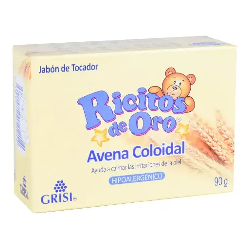 [PRODUCTOS PARA BEBÉS] RICITOS ORO AVENA JABON 90G
