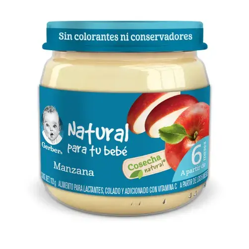 [PRODUCTOS PARA BEBÉS] GERBER 2A MANZANA 113G