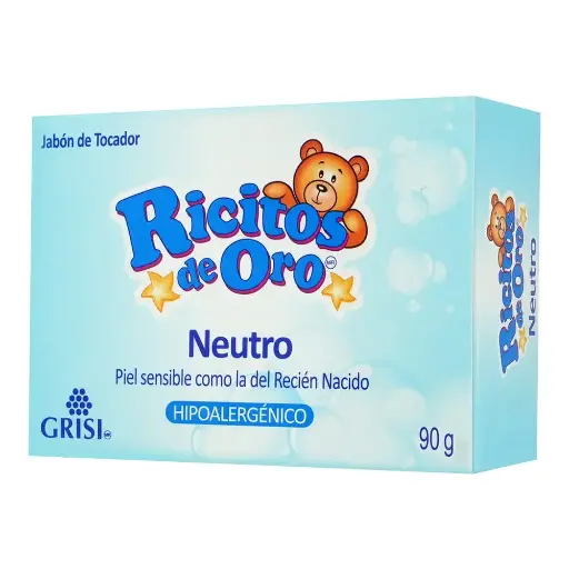 [PRODUCTOS PARA BEBÉS] GRISI RICITOS DE ORO NEUTRO JABON 90GR