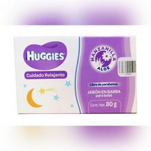 [PRODUCTOS PARA BEBÉS] JABON HUGGIES RELAJANTE EN BARRA 80 G
