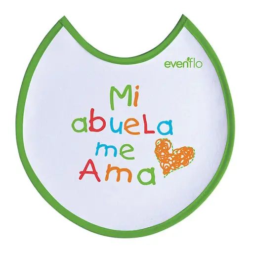 [PRODUCTOS PARA BEBÉS] BABERO EVENFLO FRASES CH