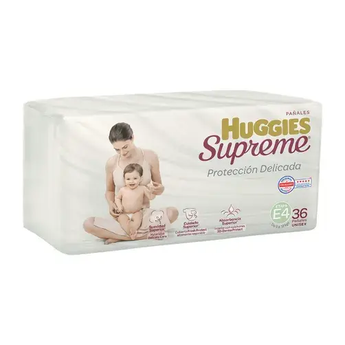 [PAÑALES] PAÑAL HUGGIES SUPREME 4 UNISEX CON 36