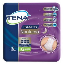 [PAÑALES] CALZON TENA PANTS NOCT GDE C/8