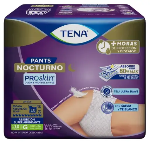 [PAÑALES] CALZON TENA PANTS NOCTURNO GRANDE CON 10