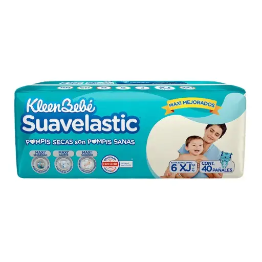 [PAÑALES] PAÑAL KBB SUAVELASTIC XJ E6 CON 40