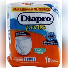 [PAÑALES] DIAPRO PANTS GDE UNISEX C/10