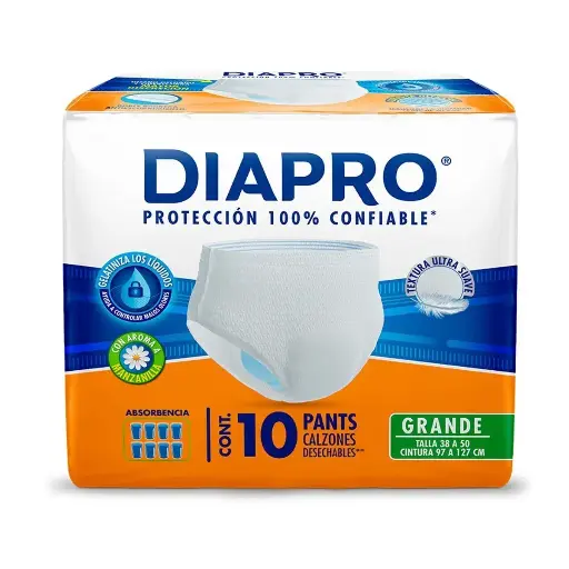 [PAÑALES] DIAPRO PANTS GRANDE UNISEX CON 10