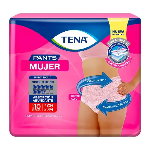 [PAÑALES] PAÑAL TENA PANTS MUJER MEDIANO