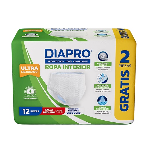 [PAÑALES] DIAPRO PANTS MEDIANO UNISEX CON 10
