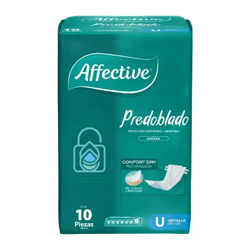 [PAÑALES] PAÑAL AFFECTIVE PREDOBLADO UNI CON 10